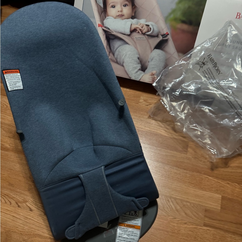 BabyBjörn Bouncer Bliss dove blue